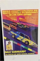 1982 southern 500 autograph dale Earnhardt Junior