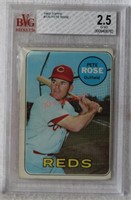 1969 Topps Pete Rose Graded Baseball Card