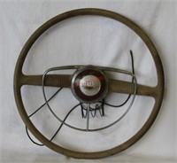 Vintage Ford Automobile Steering Wheel
