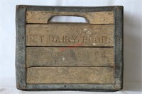 ca. 1964 Pet Dairy Wooden Milk Crate