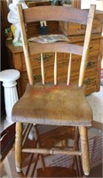 Antique Primitive Windsor Back Chair