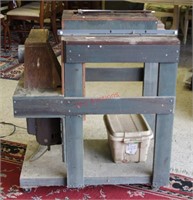 Vintage Primitive Wood Shop Vacuum