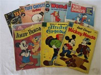 Lot of 7 Early Disney & Misc. Comic Books