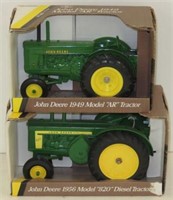 2x- Ertl JD AR & 820 Tractors, 1/16, NIB