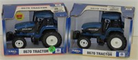 2x- Ertl New Holland 8670 MFWD Tractors, 1/32