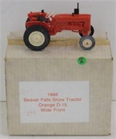 Yoder Allis Chalmers D15 WF Plastic Tractor, 1988