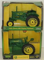 2x- Ertl JD BW & BN Tractors, 1/16, NIB