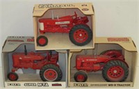 3x- Ertl IH 350, WD-9 & Super MTA Tractors