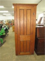 Country Pine Clothes Coat Cupboard