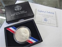 1991 USO $1 90%  Silver UNC