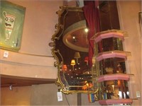 APPROX 3' X 6-1/2' FRAMED MIRROR (LOCATED IN BAR)
