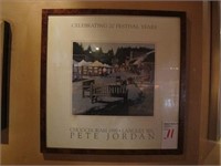 10" X 11" POSTER BY PETER JORDAN "CELEBRATING 20