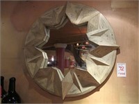 32" DIA STAR SHAPED FRAMED MIRROR (LOCATED IN