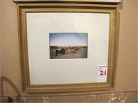 5" X 7" COLOR PHOTOGRAPH DEPICTING REMNANTS OF A