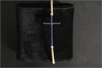 ROSE GOLD CROSS BANGLE BRACELET