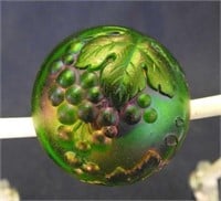 Grape hatpin - green