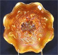 Rose Show ruffled bowl - marigold