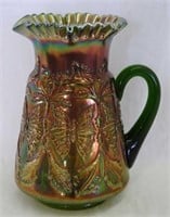 Butterfly & Fern water pitcher - green