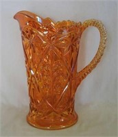 Plume Panels & Bows water pitcher - marigold