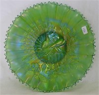 Peacocks PCE bowl w/ribbed back - emerald