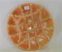 Grapevine Lattice 6" plate - marigold