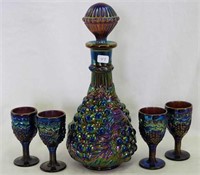 Imperial Grape 5 pc. wine set - purple