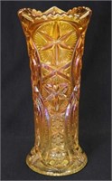 M'burg Ohio Star vase - marigold