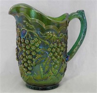 Imperial Grape water pitcher - emerald green