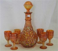 Imperial Grape 7 pc. wine set - marigold