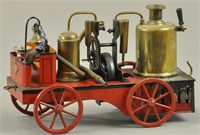 EXTREMELY RARE BING LIVE STEAM FIRE PUMPER