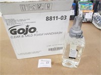 Case Lot of 3 Gojo Clear & Mild Foam Handwash