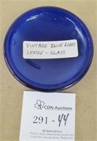 Vintage Blue Light Lens Glass