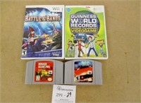 2 Nintendo Wii Games & 2 N64 Games