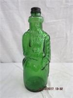 10"H Chinese green bottle