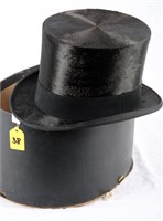 Antique Brooks Brothers Beaver Top Hat