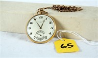 18k Gold Pocket Watch Hass Neveux & Co
