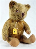 16" Antique Mohair Bear