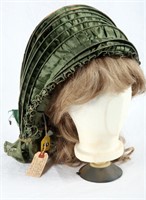 Green Calashe Hat circa 1790
