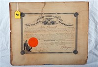 Civil War Appointment Inspector 10th Brigade NY