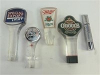 5 Beer Tap Handles: Special Export Light, Miller