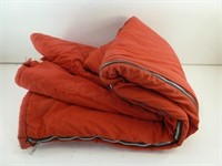 Vintage Red Sleeping Bag - 69 x 31"