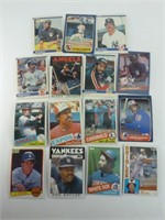 15 Baseball Cards: Reggie Jackson, Dave