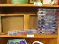 Bead Loom & Seed Beads in Storage Boxes