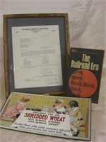 1950 RR Union Documents, Book, Wall Art