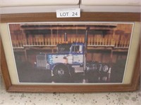 Framed Semi-Truck Picture