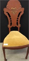 Vintage wooden occasional chair