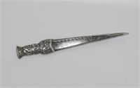 Scottish hallmarked silver dirk/dagger form brooch