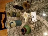 (6) Pieces of Pottery and Glassware
