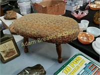 Vintage oval foot stool