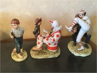 3 Norman Rockwell Figurines